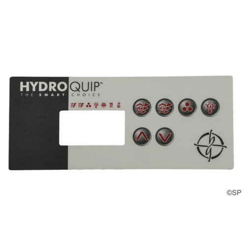 Hydroquip ECO-3 6 Button Overlay Decal