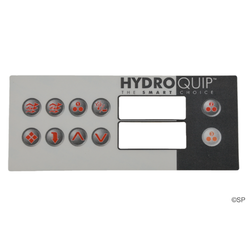 Hydroquip HT-2 10 Button Overlay Decal