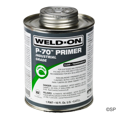 IPS Weld-On P70 Primer - 1 pint/473ml - Clear
