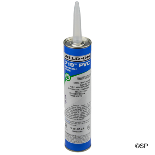 IPS Weld-On 719 Extra Heavy Body Solvent Cement - 10.3 oz caulking cartridge - Grey