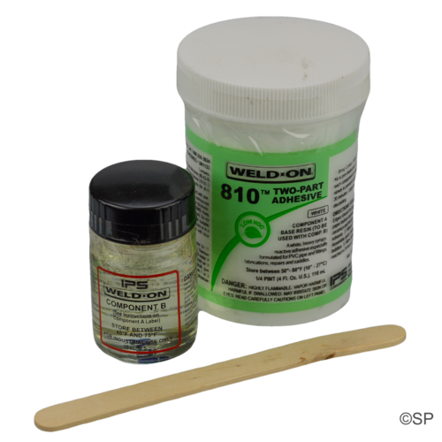 IPS Weld-On 810 Two Part Adhesive Sealant Plastic Repair Kit - 1/4 pint / 118ml