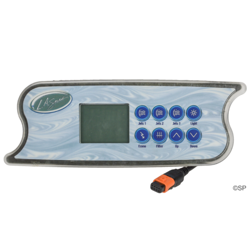 LA Spas Topside Panel Touchpad K-72 AE 8 Button