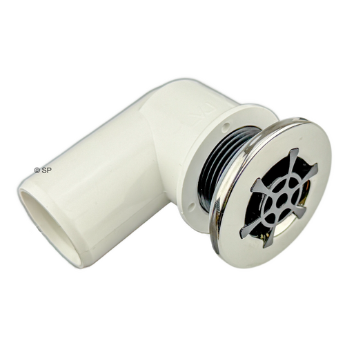 LVJ 1" Drain - Stainless Steel / Black