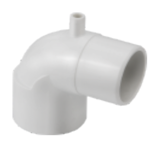 40mm / 1.5" Street Elbow with ⅜" barb take off