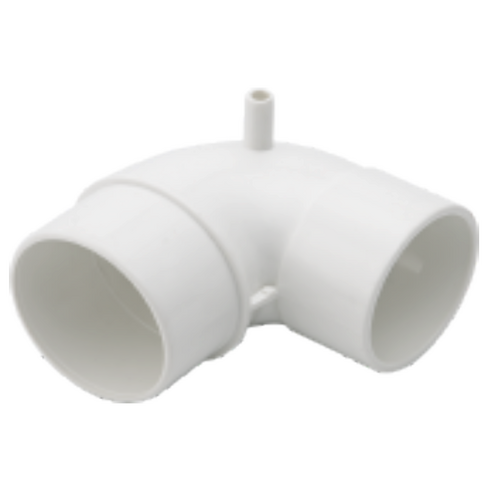 50mm / 2" Street Elbow with ⅜" barb take off