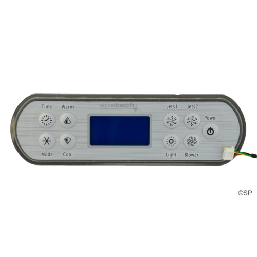 Spa-Tech Touchpad - 9 button - 2 pump - Suits BlackCIII box AND Grey CII box
