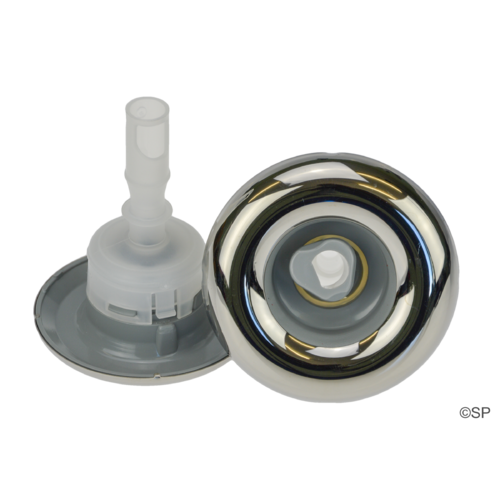 Pentair Micro Cyclone Adjustable Roto Swirl Jet Barrel with SS Escutcheon - Large Face