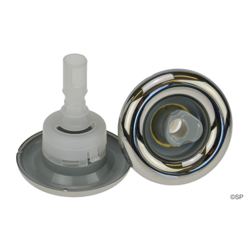Pentair Luxury Cyclone Adjustable Roto Swirl Jet Barrel with Stainless Steel Escutcheon