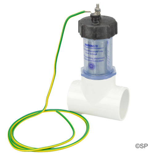 Pool Tool Anti-Electrolysis sacrificial zinc anode - 2" Tee