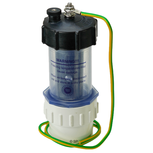 Pool Tool Anti-Electrolysis sacrificial zinc anode - 2" Spigot - Universal fit for larger pipes