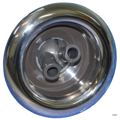 Hurricane Twin Spin Spa Jet - Charcoal/Stainless Steel