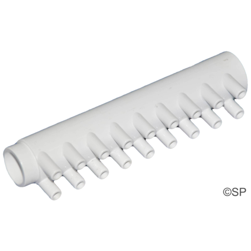18 port 3/8" Barb x 1" Spg x 1" S Manifold