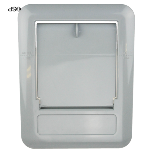 Spaquip SQ 50 / 100 Skim Filter Face Plate / Weir Door Assembly & Basket - Grey