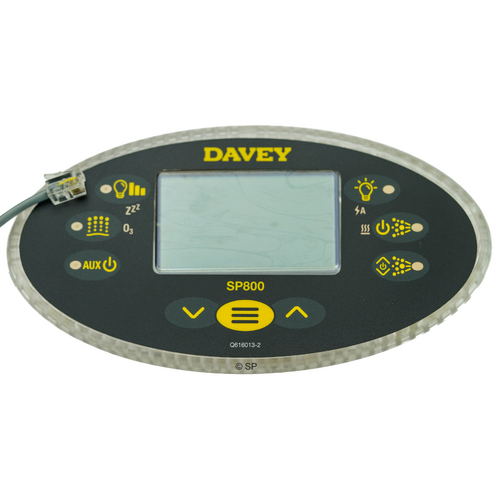 Davey Spaquip Spa Power 800 Touchpad - Oval