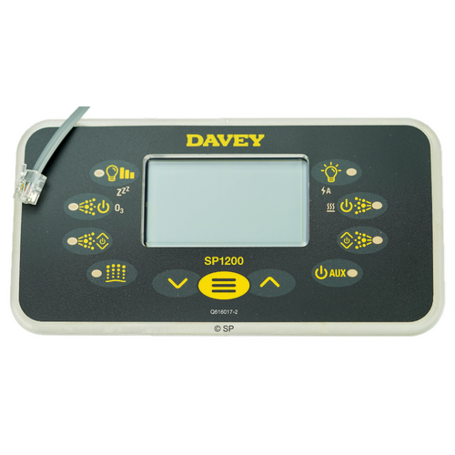 Davey Spaquip Spa Power 1200 Rectangular Touchpad