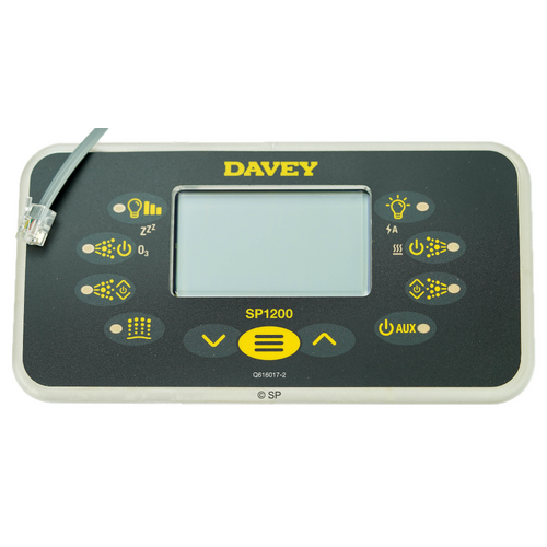 Davey Spaquip Spa Power 800 Touchpad - Rectangular