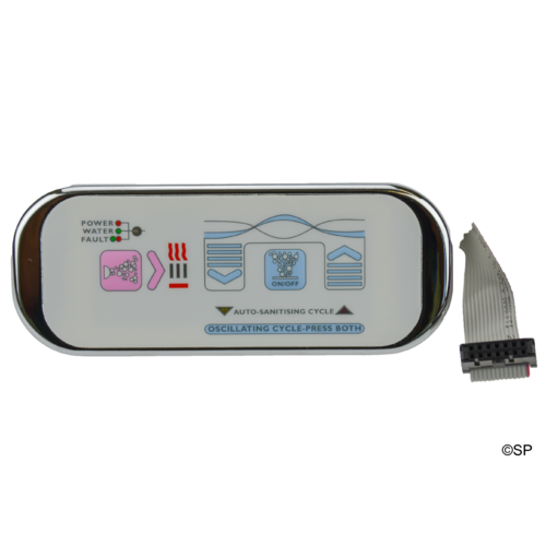 Englefield Kohler Spaquip Spa Bath Touchpad Panel - Pump, Heater, Air Blower control - 4 Button - 2095 Intuitive Series
