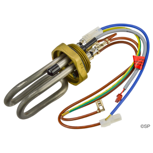 Spaquip Spa Power 500 54500 and 500a Mk 1 Spa Heater Element Assembly - Manual reset