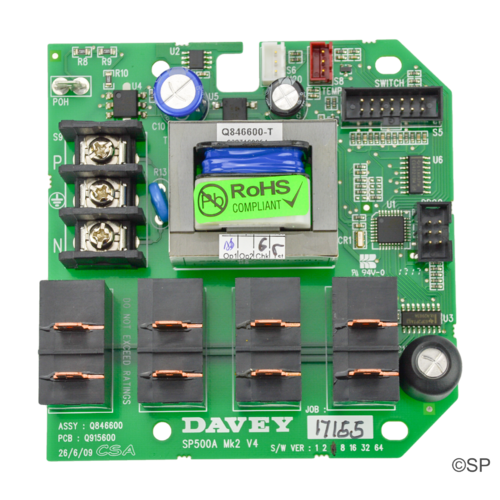Spaquip PCB - Spa Power 500A Mk II Series