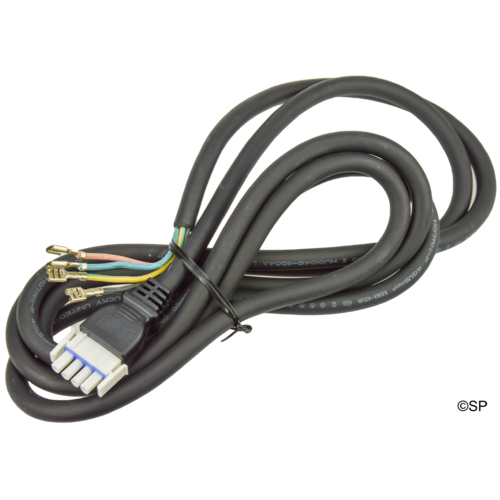 AMP 4 Pin, 4 Core Two Speed Pump Cordset - Overmoulded plug - Suits Davey, Spaquip, Spanet