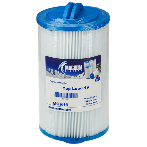 200mm L x 118mm D Stoked Spas 19 Sqft Filter Cartridge Replacement