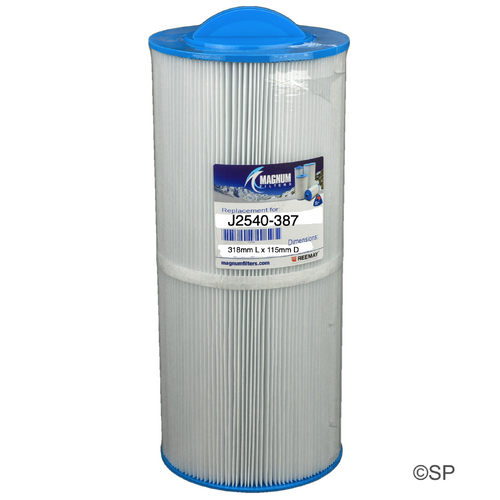 315mm L x 118mm D Jacuzzi Hot Tub J-400 Series Replacement Filter Cartridge J2540-387 - 35 SqFt