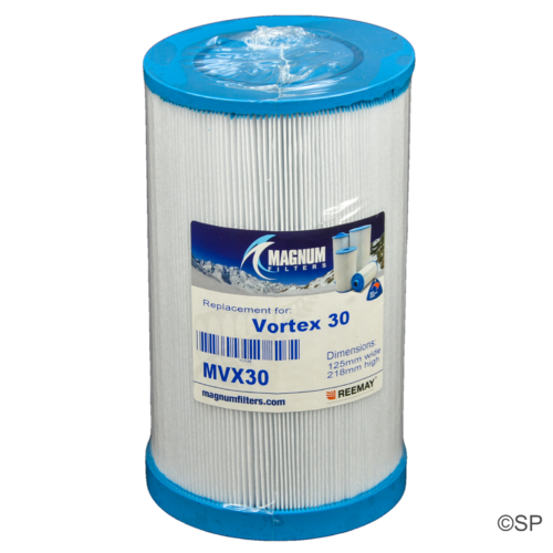 218mm L x 125mm D Vortex Spas Cam Twist Lock filter replacement cartridge