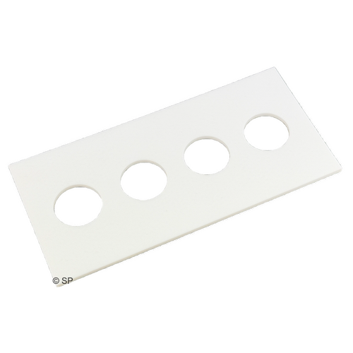 Air Button Adapter Plate - Quad - White