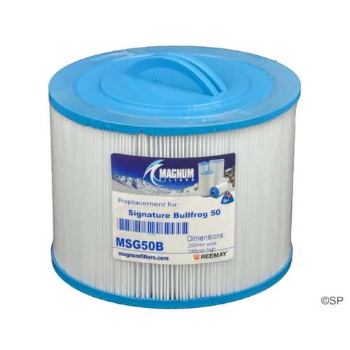 147mm L x 204mm D Signature Spas XMF 50 BF Platinum / Bullfrog Spa Filter Cartridge