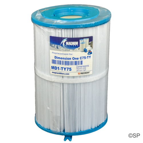 260mm L x 170mm D Dimension One Spas Replacement Filter Cartridge 1561-00