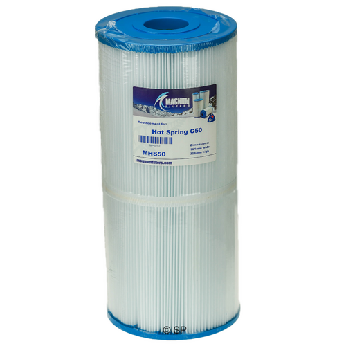 355mm L x 160mm D Hot Spring Spas Limelight 50 sqft filter cartridge