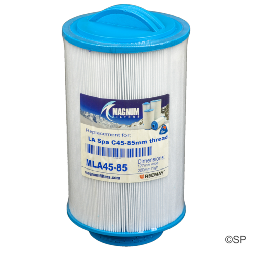 205mm L x 125mm D LA Spas 3" 40 Sqft Filter Cartridge Replacement