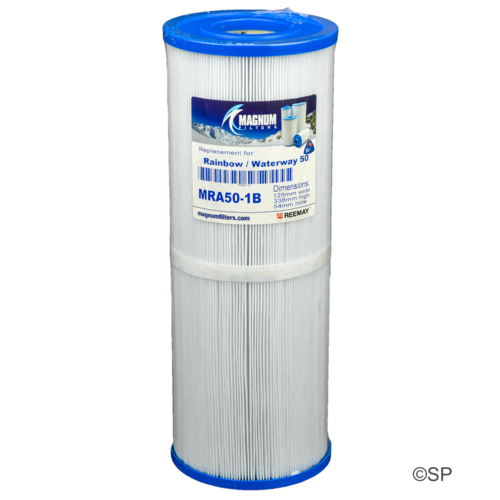 338mm L x 126mm D Waterway / Rainbow RDC 50 / Waterco Top Load spa filter 817-5000