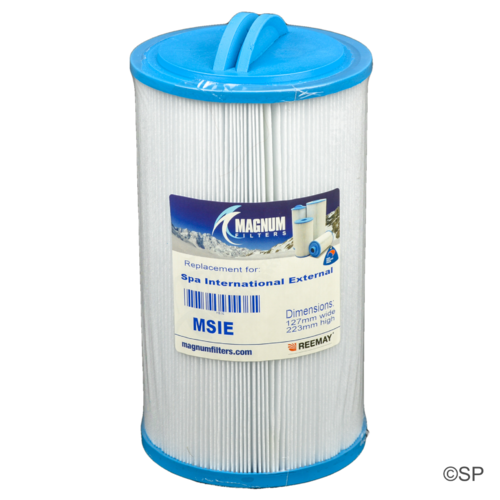 225mm L x 128mm D Spa International 50 sqft spa filter
