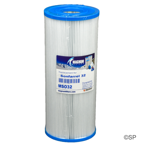 301mm L x 125mm D Dimension One Spas 40 sqft filter cartridge