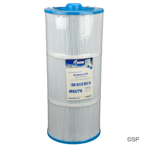 485mm L x 214mm D Sundance Spas Microclean Ultra Pleated Outer Core Replacement Filter Cartridge