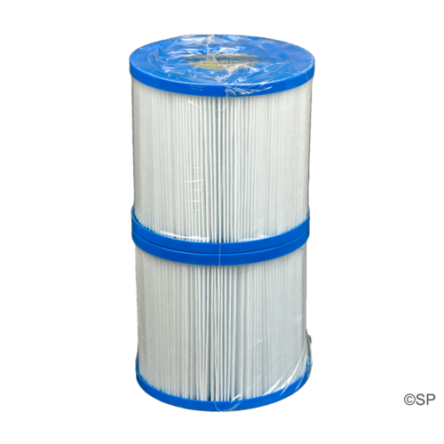 118mm L x 126mm D Waterway / Rainbow DSF 35 spa filter (pair) 817-3510