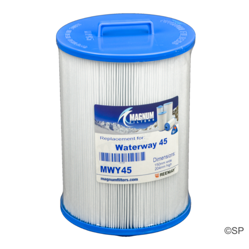 205mm L x 150mm D Waterway 45 course Acme thread spa filter pww50 / 817-0050
