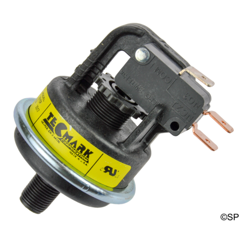 Tecmark Plastic Adjustable Spa Heater Pressure Switch 3 Terminals NO/NC Contacts - 4015p