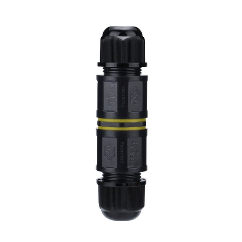 Weatherproof inline 24A rated 3 core cable connector