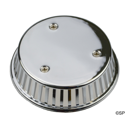 S&P Chrome plated ABS Plastic Spa Bath Suction Cover - 47mm OD thread