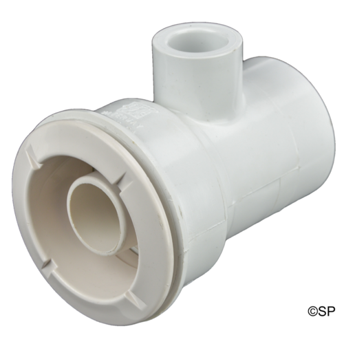 Waterway Poly Jet Straight Body Whirlpool Jet Assembly - White
