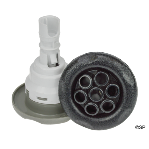Waterway Poly Storm 5 Point Scallop - Massage - Black - Snap-In style