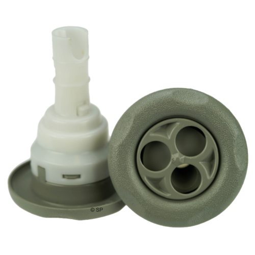 Waterway Poly Storm 5 Point Scallop - Massage - Original 3 hole Style - Grey - Snap-In style