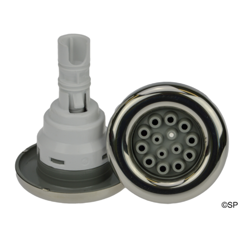 Waterway Poly Storm Stainless Steel Grey - Multi-Massage - Snap-In style