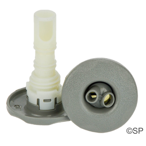 Waterway Adjustable Cluster Storm Jet Internal - Textured 5 Scallop - Twin Roto - Grey - THREADED
