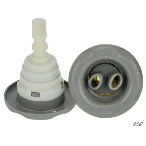 Waterway Poly Storm 5 Point Scallop - Twin Roto - Grey - THREADED