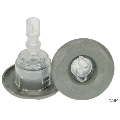 Waterway Mini Storm GLO Clear Jet Internal - Textured 5 Scallop - Twin Roto - THREADED