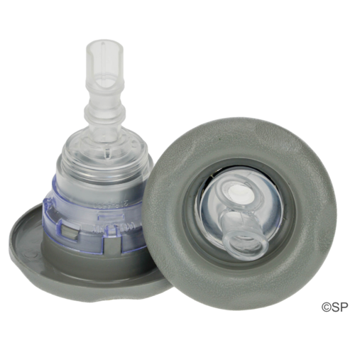 Waterway Poly Storm GLO Clear Jet Internal - Textured 5 Scallop - Twin Roto - THREADED