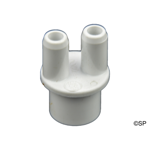Waterway dual 3/8" barb x 1/2" Spg adaptor